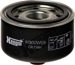 Hengst Filter H300W09 - Масляный фильтр unicars.by