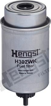 Hengst Filter H302WK - Топливный фильтр unicars.by