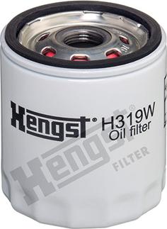 Hengst Filter H319W - Масляный фильтр unicars.by