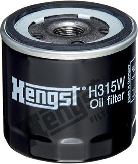 Hengst Filter H315W - Масляный фильтр unicars.by