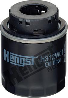 Hengst Filter H312W01 - Масляный фильтр unicars.by