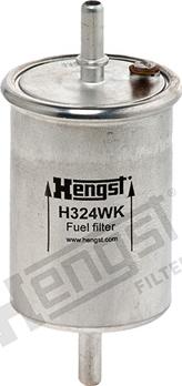 Hengst Filter H324WK - Топливный фильтр unicars.by