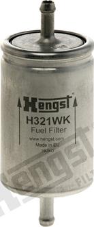 Hengst Filter H321WK - Топливный фильтр unicars.by