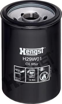 Hengst Filter H29W01 - Масляный фильтр unicars.by