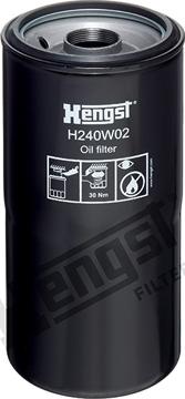 Hengst Filter H240W02 - Масляный фильтр unicars.by