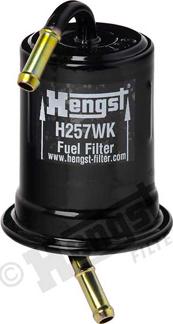 Hengst Filter H257WK - Топливный фильтр unicars.by