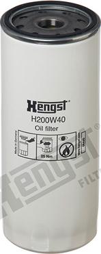 Hengst Filter H200W40 - Масляный фильтр unicars.by