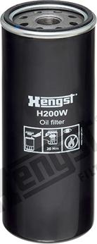 Hengst Filter H200W - Масляный фильтр unicars.by