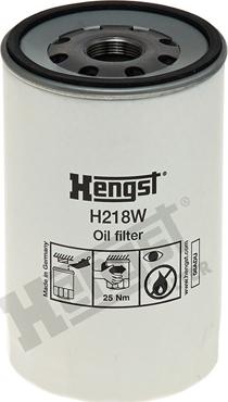 Hengst Filter H218W - Масляный фильтр unicars.by