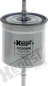 Hengst Filter H220WK - Топливный фильтр unicars.by