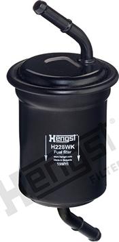 Hengst Filter H228WK - Топливный фильтр unicars.by