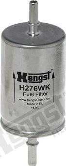 Hengst Filter H276WK - Топливный фильтр unicars.by