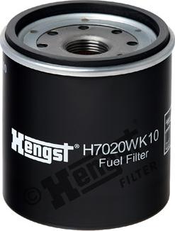 Hengst Filter H7020WK10 - Топливный фильтр unicars.by