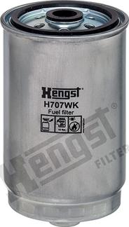 Hengst Filter H707WK - Топливный фильтр unicars.by