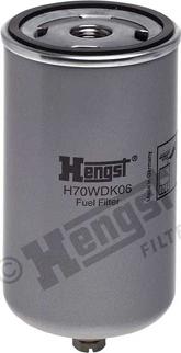 Hengst Filter H70WDK06 - Топливный фильтр unicars.by