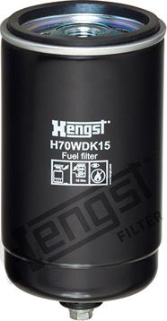 Hengst Filter H70WDK15 - Топливный фильтр unicars.by