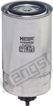 Hengst Filter H70WK09 - Топливный фильтр unicars.by