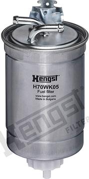 Hengst Filter H70WK05 - Топливный фильтр unicars.by