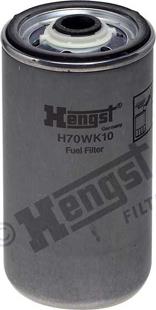 Hengst Filter H70WK10 - Топливный фильтр unicars.by