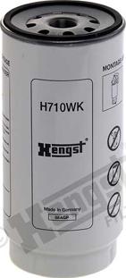 Hengst Filter H710WK - Топливный фильтр unicars.by