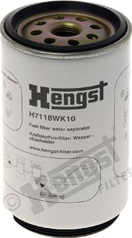 Hengst Filter H7118WK10 - Топливный фильтр unicars.by