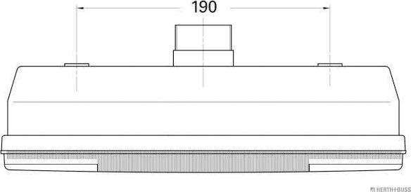 Herth+Buss Elparts 83840360 - Задний фонарь unicars.by