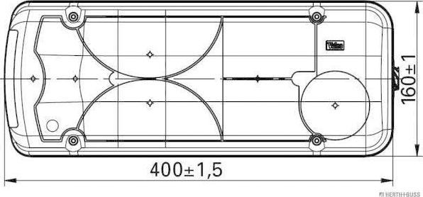 Herth+Buss Elparts 83830068 - Задний фонарь unicars.by