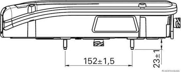 Herth+Buss Elparts 83830068 - Задний фонарь unicars.by