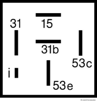 Herth+Buss Elparts 75614012 - Реле, интервал включения стеклоочистителя unicars.by