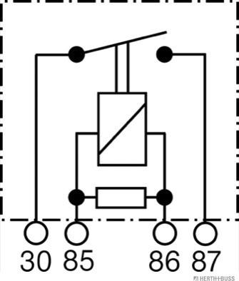 Herth+Buss Elparts 75613169 - Реле, рабочий ток unicars.by