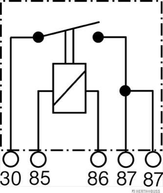 Herth+Buss Elparts 75613211 - Реле, рабочий ток unicars.by