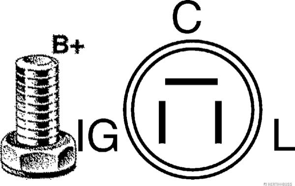 Herth+Buss Jakoparts J5114029 - Генератор unicars.by