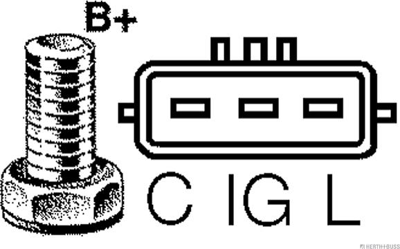 Herth+Buss Jakoparts J5118020 - Генератор unicars.by