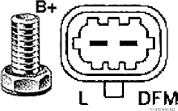 Herth+Buss Jakoparts J5110921 - Генератор unicars.by