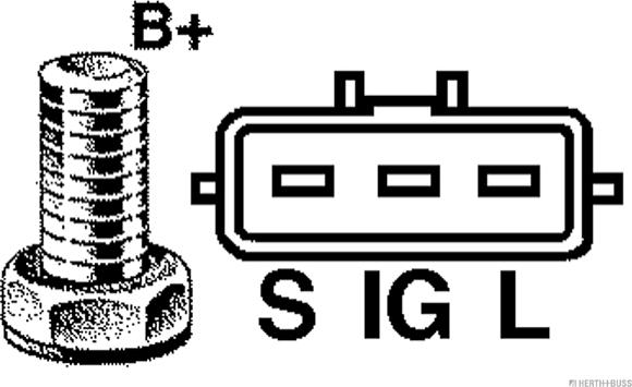 Herth+Buss Jakoparts J5112092 - Генератор unicars.by