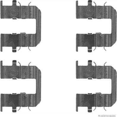 Herth+Buss Jakoparts J3660515 - Комплектующие для колодок дискового тормоза unicars.by