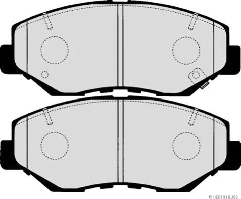 Herth+Buss Jakoparts J3604066 - Тормозные колодки, дисковые, комплект unicars.by