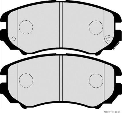 Herth+Buss Jakoparts J3600541 - Тормозные колодки, дисковые, комплект unicars.by