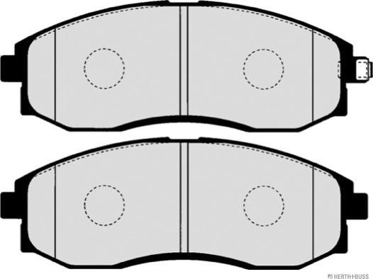 Herth+Buss Jakoparts J3600542 - Тормозные колодки, дисковые, комплект unicars.by
