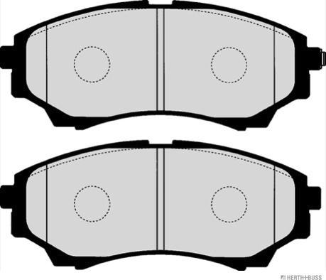 Herth+Buss Jakoparts J3603068 - Тормозные колодки, дисковые, комплект unicars.by