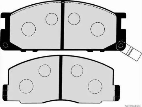 Herth+Buss Jakoparts J3602059 - Тормозные колодки, дисковые, комплект unicars.by