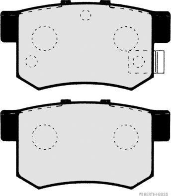 Herth+Buss Jakoparts J3614008 - Тормозные колодки, дисковые, комплект unicars.by