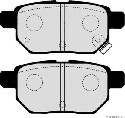 Dynamatrix DBP4335 - Тормозные колодки, дисковые, комплект unicars.by