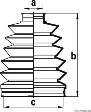 Herth+Buss Jakoparts J2863011 - Пыльник, приводной вал unicars.by