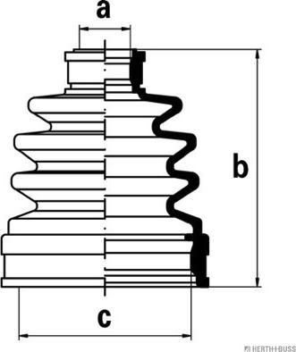 Herth+Buss Jakoparts J2888002 - Пыльник, приводной вал unicars.by