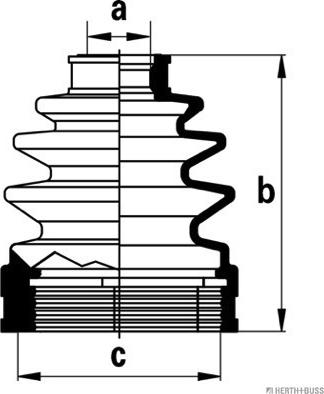 Herth+Buss Jakoparts J2883012 - Пыльник, приводной вал unicars.by