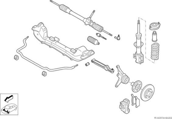 Herth+Buss Jakoparts N01665-VA - Рулевое управление unicars.by