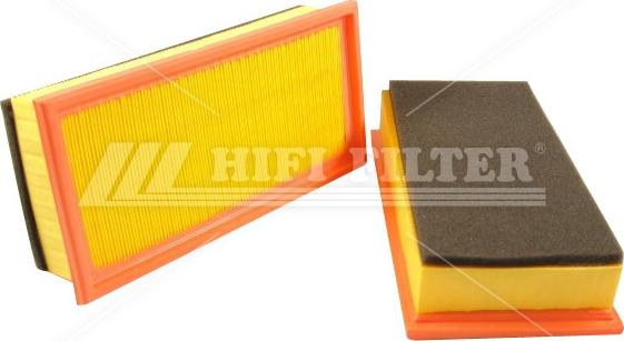 HIFI FILTER SA 8480 - Воздушный фильтр, двигатель unicars.by