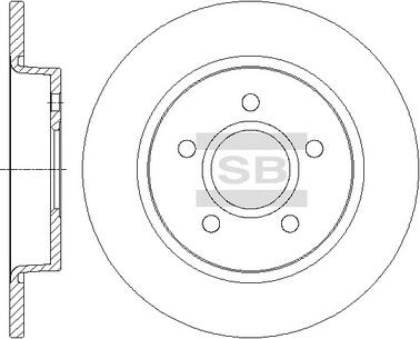 Hi-Q SD5303 - Тормозной диск unicars.by