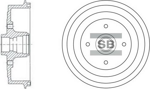 Hi-Q SD3036 - Тормозной барабан unicars.by